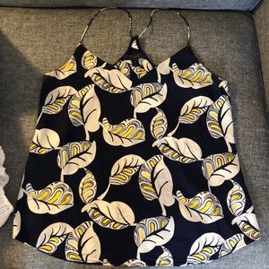 J. Crew patterned tank top